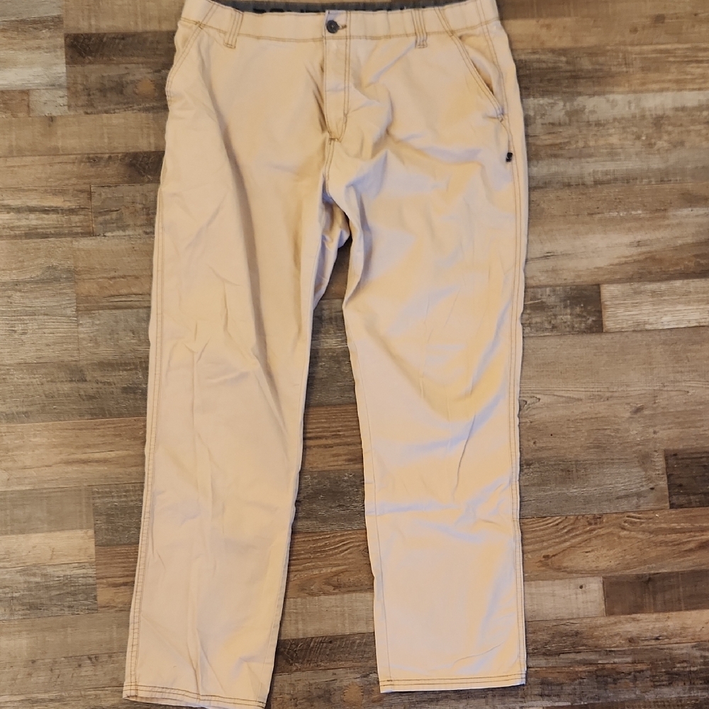 Men's Casual Chino Pants - Beige